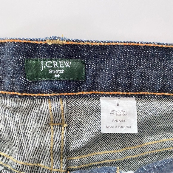 JCREW Stretch Jean Shorts 0 - Picture 2 of 5